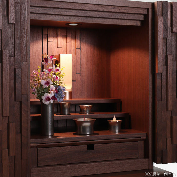 仏壇 渓流2 ウォールナット 高さ60cm