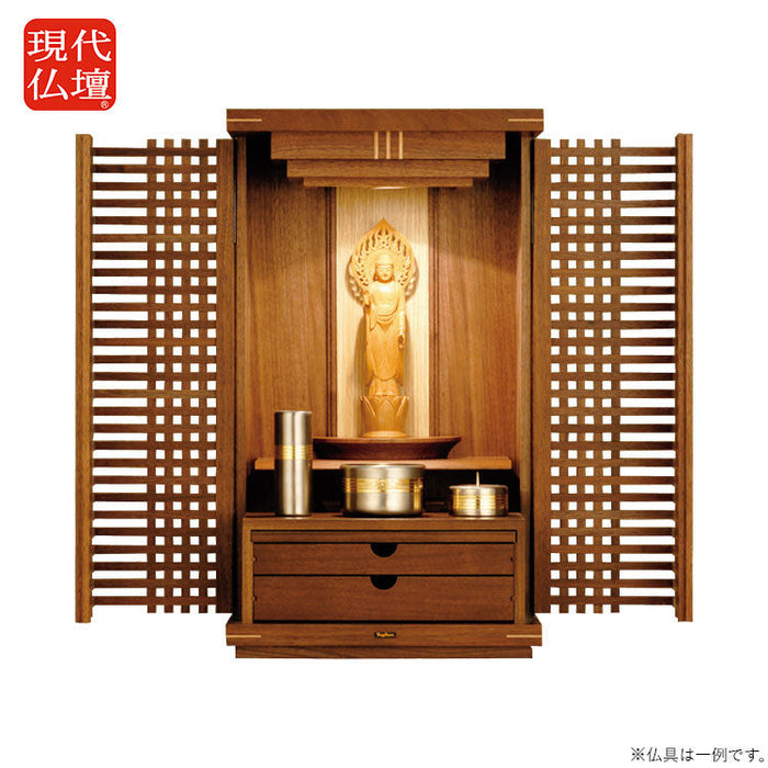 現代仏壇 ラティス ウォールナット 高さ62cm 特徴1