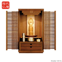 仏壇 ラティス ウォールナット 高さ62cm