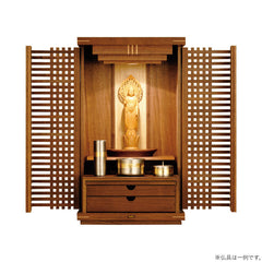仏壇 ラティス ウォールナット 高さ62cm