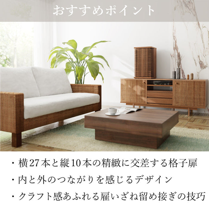 仏壇 ラティス ウォールナット 高さ62cm