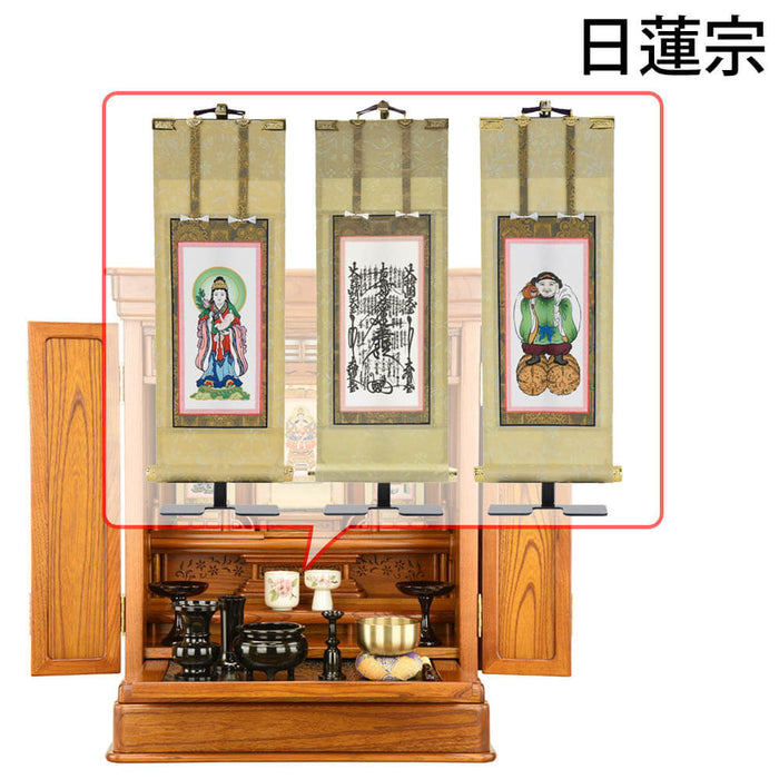 仏壇 露音 (つゆのね) 欅 H70cm 仏具セットC 特徴 21