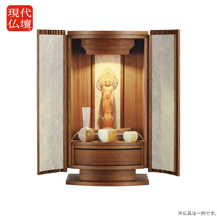 現代仏壇 アーク ウォールナット 高さ64cm 特徴1