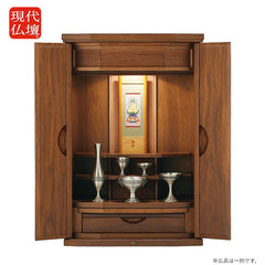 仏壇 ワルツ ウォールナット 高さ72cm