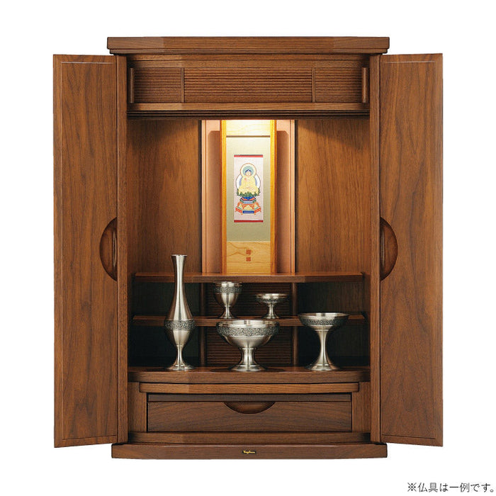 仏壇 ワルツ ウォールナット 高さ72cm