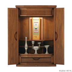 仏壇 ワルツ ウォールナット 高さ72cm