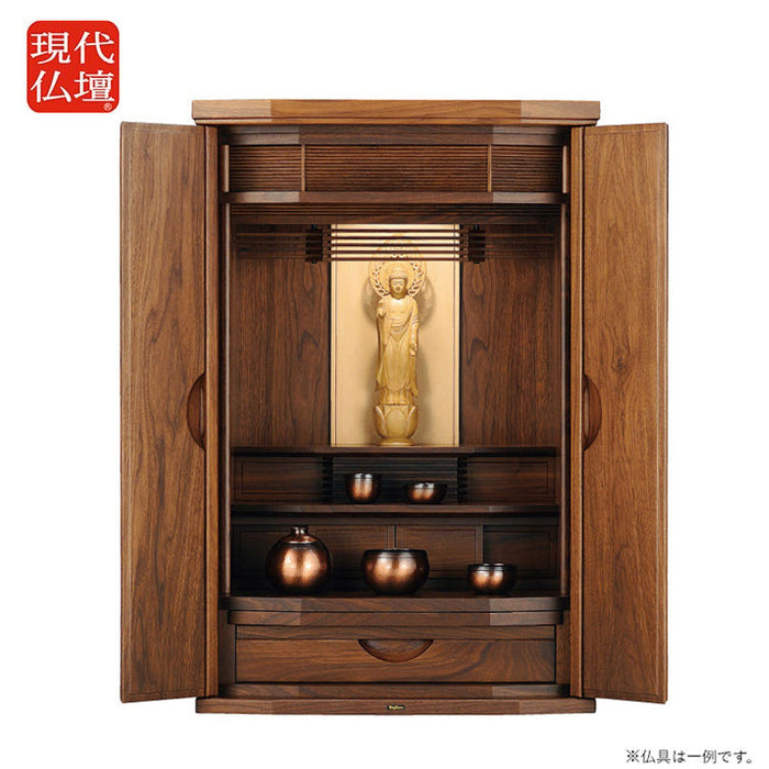 現代仏壇 ワルツ ウォールナット 高さ84cm 特徴1