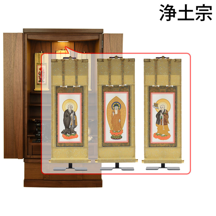 仏壇 Connect2 プラス ウォールナット 高さ100cm 仏具セットC 特徴 22