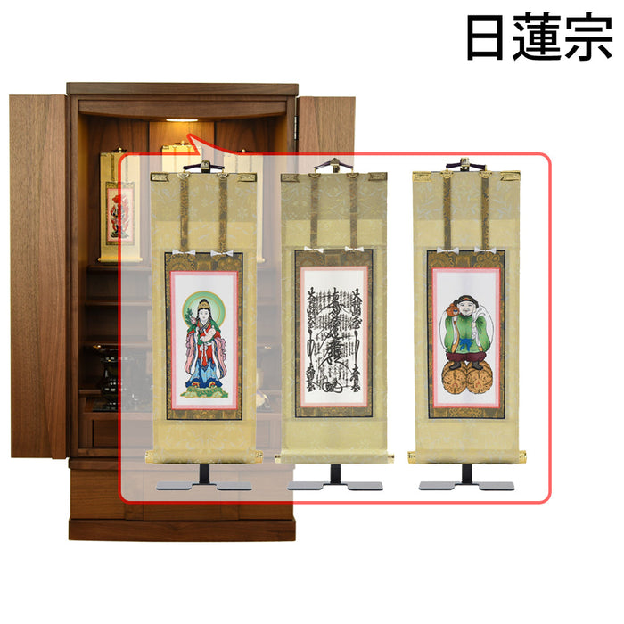 仏壇 Connect2 プラス ウォールナット 高さ100cm 仏具セットC 特徴 27