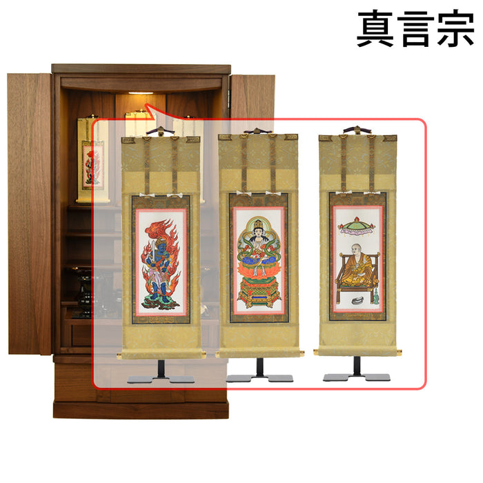 仏壇 Connect2 プラス ウォールナット 高さ100cm 仏具セットC 特徴 21