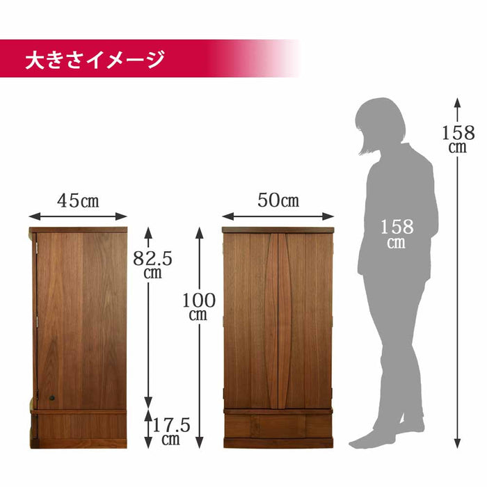 仏壇 Connect2 プラス ウォールナット 高さ100cm 特徴 6