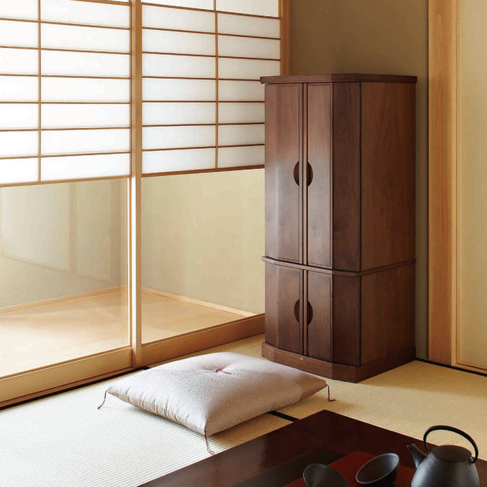 仏壇 メヌエット ウォールナット 高さ128cm