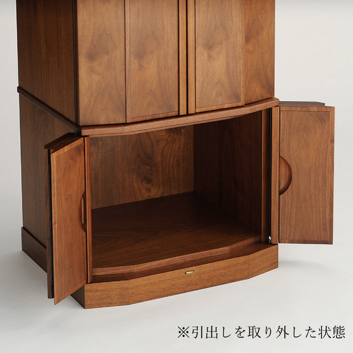 仏壇 メヌエット ウォールナット 高さ128cm