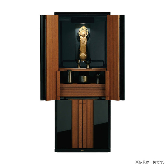 仏壇 エンブレム ブラック 高さ120cm