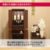 仏壇 アンサー ウォールナット調 H120cm カイラ具足・リンセット 特徴 6