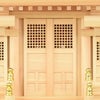 神棚 神具セット 格子付三社 みす付