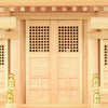 神殿 格子付三社(みす付)