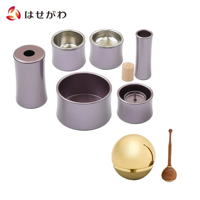 仏具 具足 クルール 紫 たまゆらリン 花梨セット 特徴 1