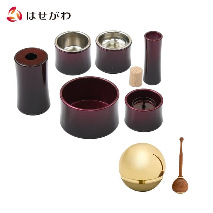 仏具 具足 クルール ワイングラデ たまゆらリン 花梨セット 特徴 1