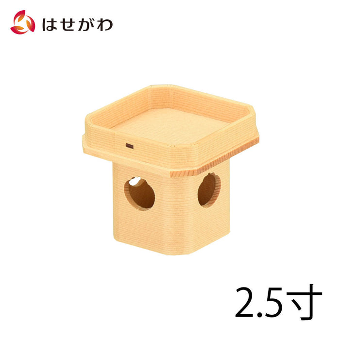 神棚 神具 三宝 桧 柾目 2.5寸 特徴 1