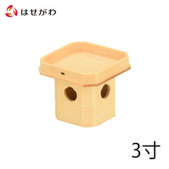 神具 三宝 桧 柾目 3.0寸