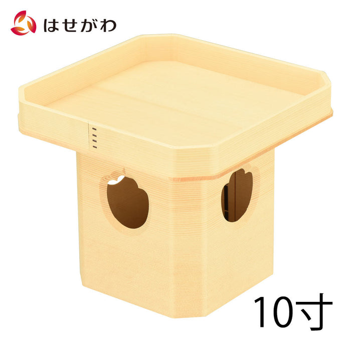 神棚 神具 三宝 桧 柾目 10.0寸 特徴 1