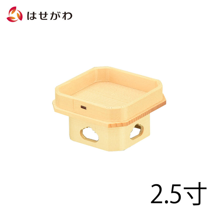 神具 遠山三宝 桧 柾目 2.5寸