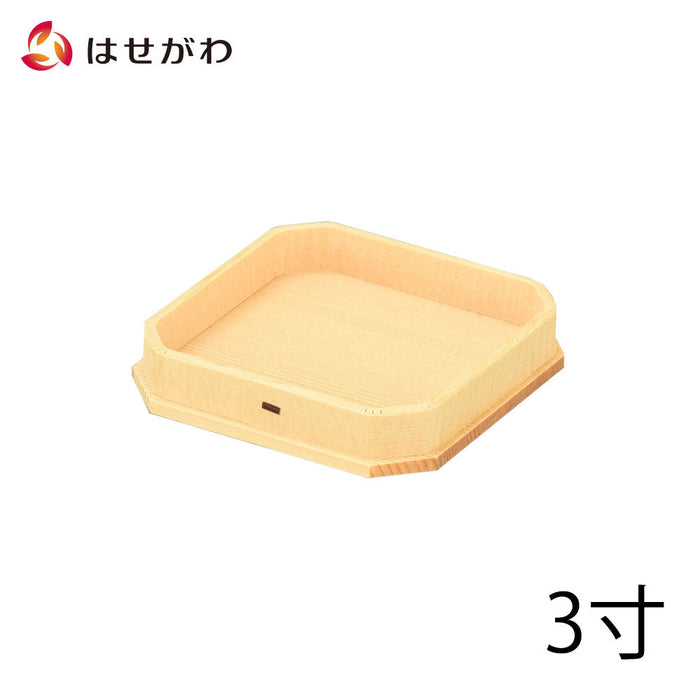 神具 折敷 桧 柾目 3.0寸