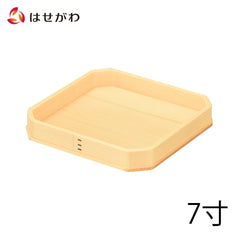 神具 折敷 桧 柾目 7.0寸