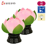 盆提灯 霊前灯 華蓮 ピンク 対 特徴 1