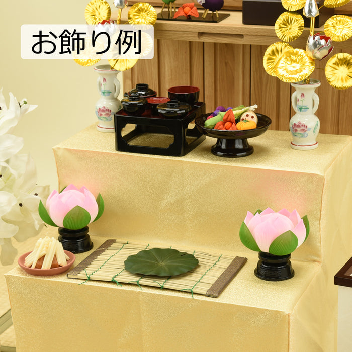 盆提灯 霊前灯 華蓮 ピンク 対 特徴 4