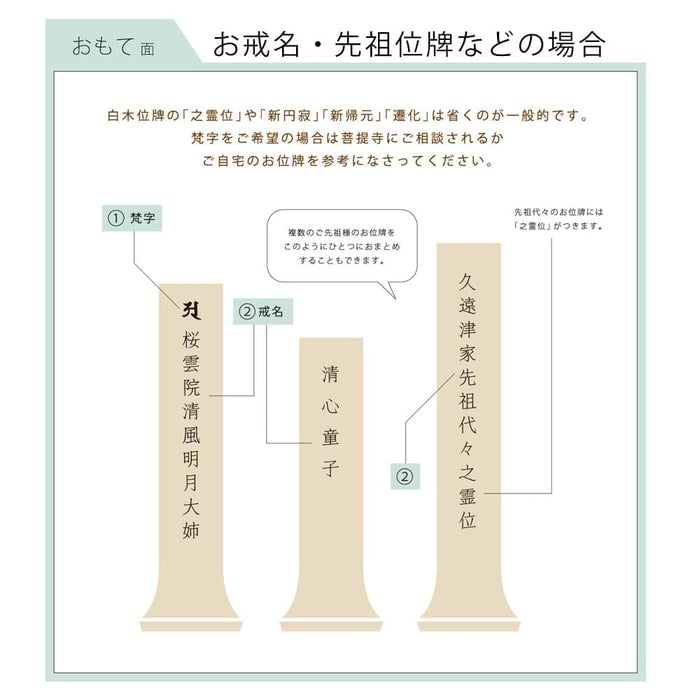 【WEB限定】切り株みたいなツリー位牌