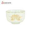 仏具 湯呑 千茶 白 金蓮 2.4寸 特徴 1