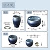 六具足 彩月 藍色