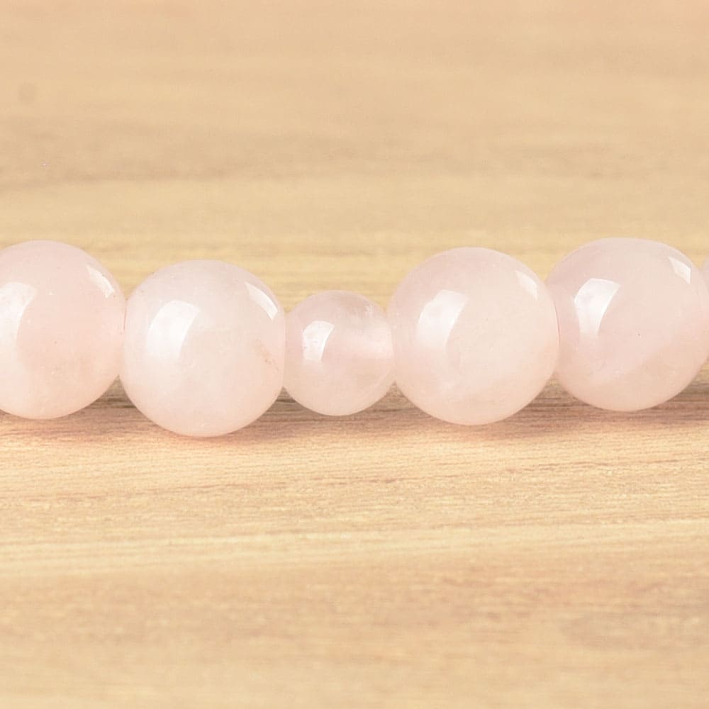 数珠 たまのお ローズクォーツ 7mm 共仕立 | お仏壇のはせがわ公式通販