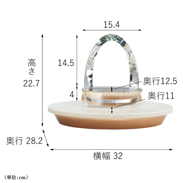 現代仏具 ステージ フラーゼ 高さ23cm 特徴 2