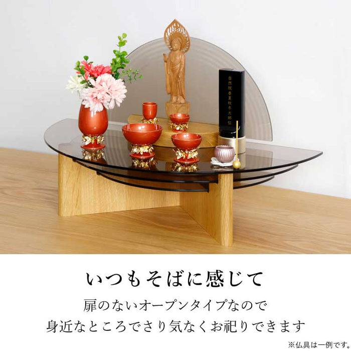 現代仏具 クリスタルステージ ナラ 高さ36cm 特徴 4