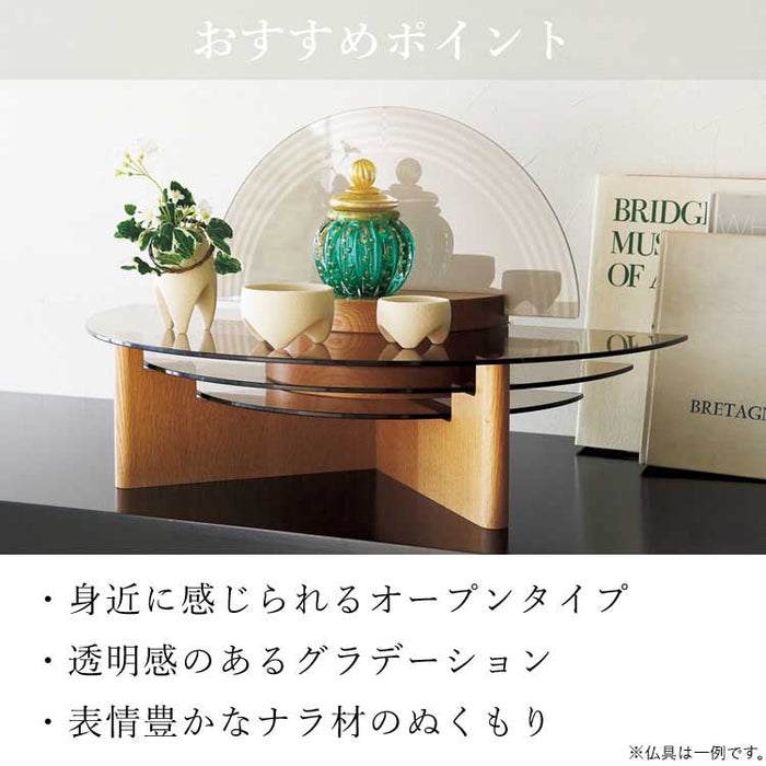 現代仏具 クリスタルステージ ナラ 高さ36cm 特徴 11