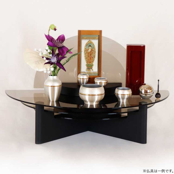 現代仏具 クリスタルステージ ブロンズガラス 高さ36cm 特徴 8