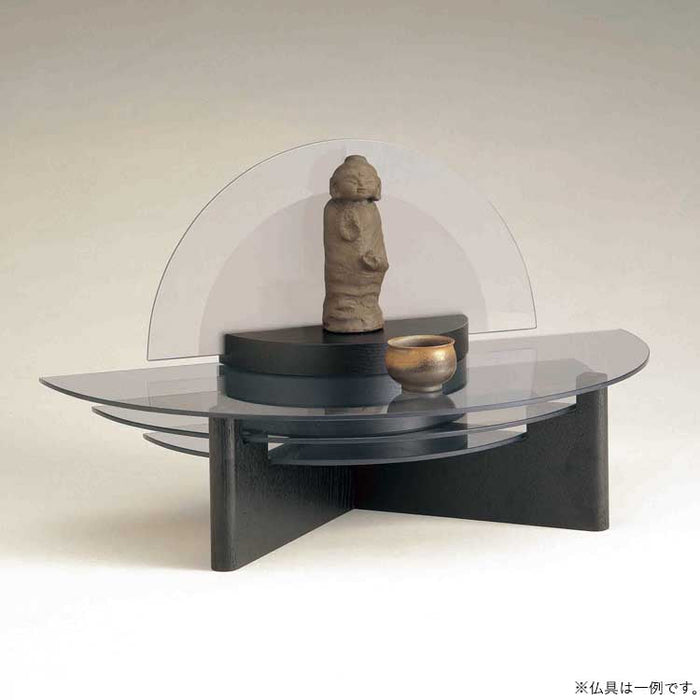 現代仏具 クリスタルステージ ブロンズガラス 高さ36cm 特徴 9