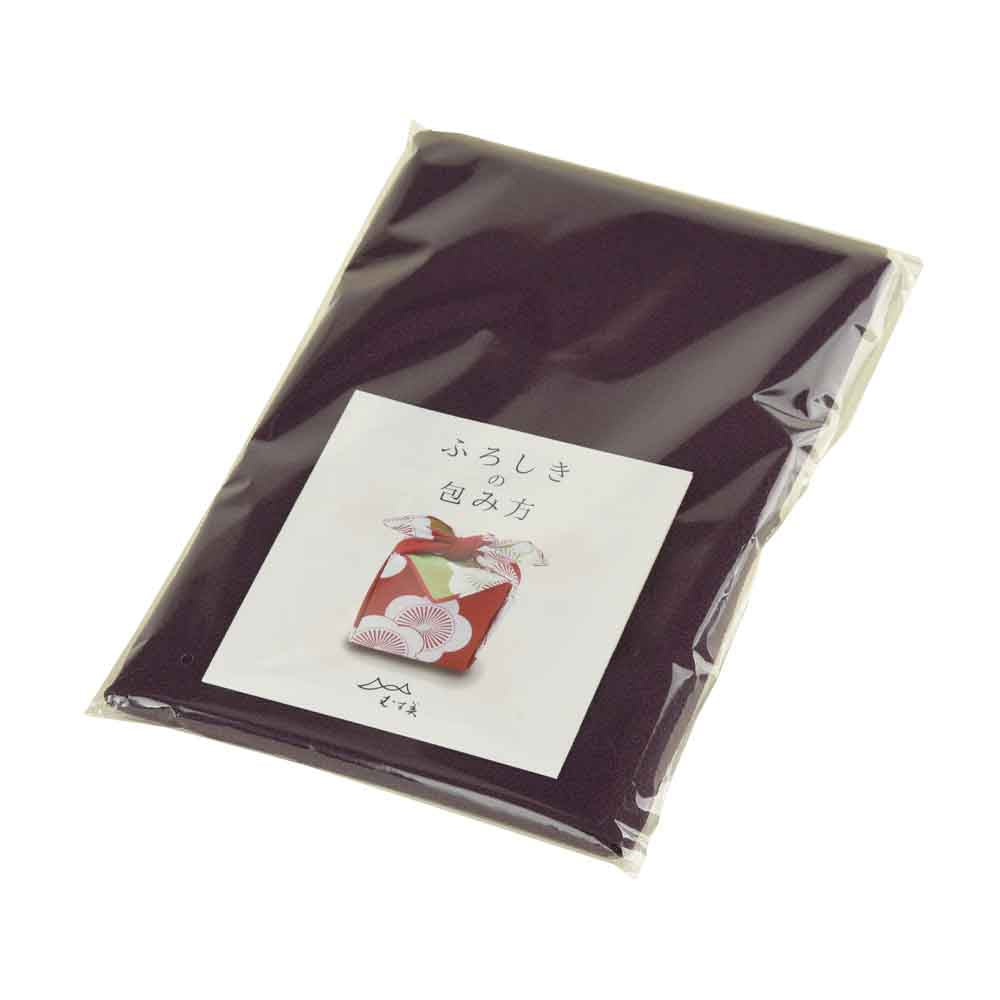 新風呂敷 ポリエステル ちりめん 無地ムラサキ 70cm | お仏壇の