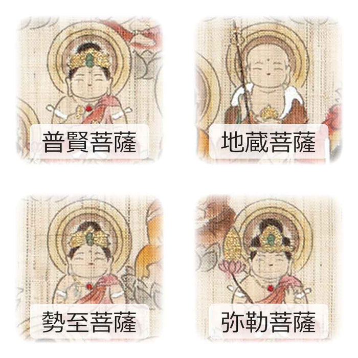 盆用品 タペストリー 十三仏 30×45 特徴 7