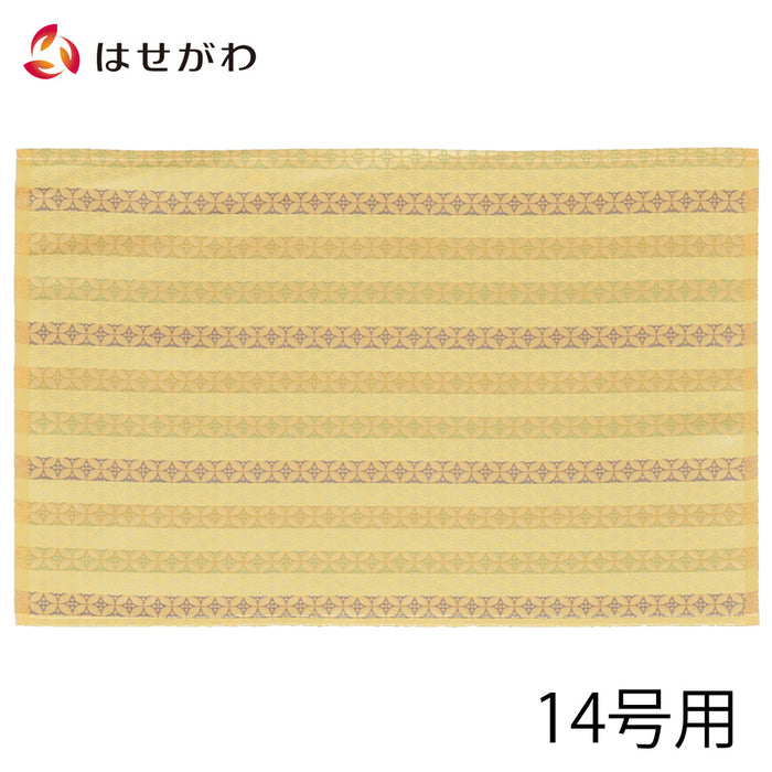 仏具 新名物裂 敷物 大 クリーム 段七宝紋 特徴 1