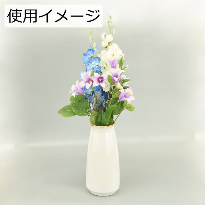お供え物・お飾り フラワーブーケ L 鉄線＆デルフィニウム 特徴 2