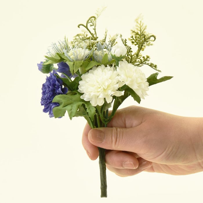フラワーブーケ 小菊 ブルー
