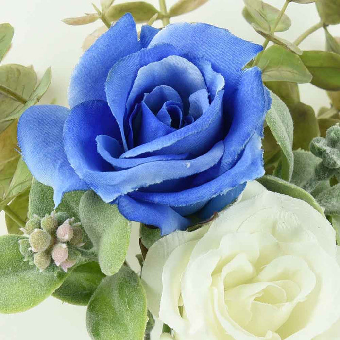 フラワーブーケ プリティカローズ ブルー
