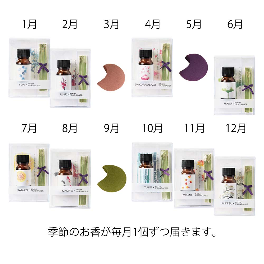 仏花の定期便 5本＋火を使わないお香セット 芳華(ほうか) | お