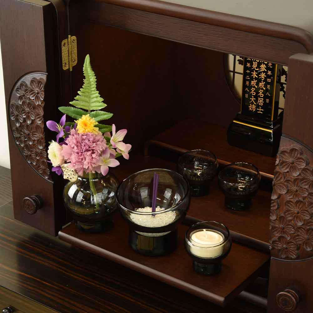 五具足 あんみつ インディゴ | お仏壇のはせがわ公式通販