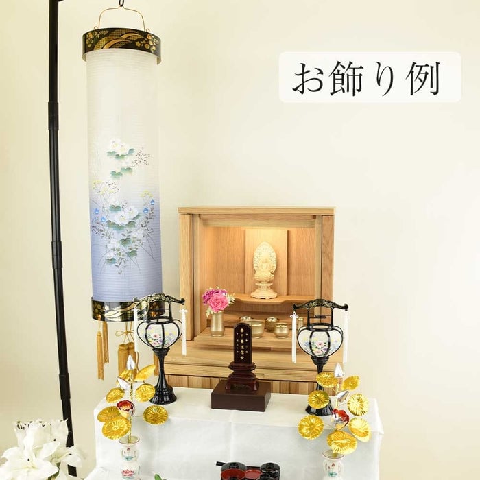 盆提灯 住吉 9番 蒔絵 芙蓉ボカシ 特徴 6