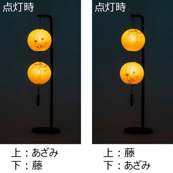盆提灯 新型 クオレルーチェ 藤あざみ 特徴 6